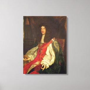 Impressão Em Tela Retrato do rei Charles II, c.1660-65