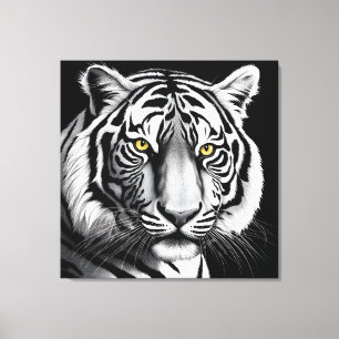 Impressão Em Tela Retrato do tigre