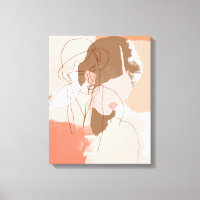 Retrato feminino Pintado