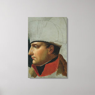 Impressão Em Tela Retrato inacabado de Napoleon mim