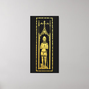 Impressão Em Tela Retrato medieval inglês 1355 John, Lord Cobham