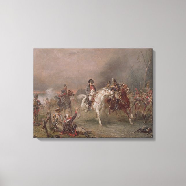 Impressão Em Tela Retretação de Napoleão (óleo na canvas) (Frente)