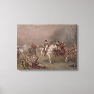Impressão Em Tela Retretação de Napoleão (óleo na canvas)