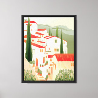Impressão Em Tela Retretação no interior da Tuscan