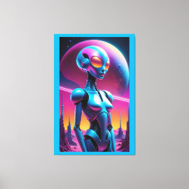 Impressão Em Tela Retro-Futurismo Indeterminado - Ken Gage Art