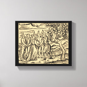 Impressão Em Tela Revelry da satã e das bruxas 8x10