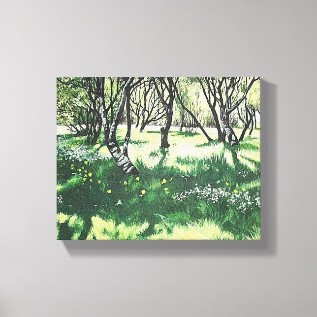 Impressão Em Tela Reykjavik — Arte paisagística da Islândia por Pola (Frente)