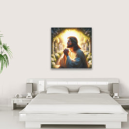 IMPRESSÃO EM TELA REZAR AO NOSSO PAI