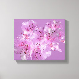 Impressão Em Tela Rhododendron rosa bonito floresce floral lindo