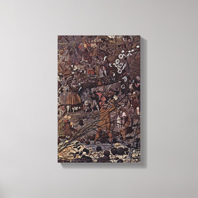 Impressão Em Tela Richard Dadd - The Fairy Feller Stroke (Frente)