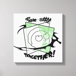 Impressão Em Tela RICK E MORTY™   Coloque seu S#!t juntos!