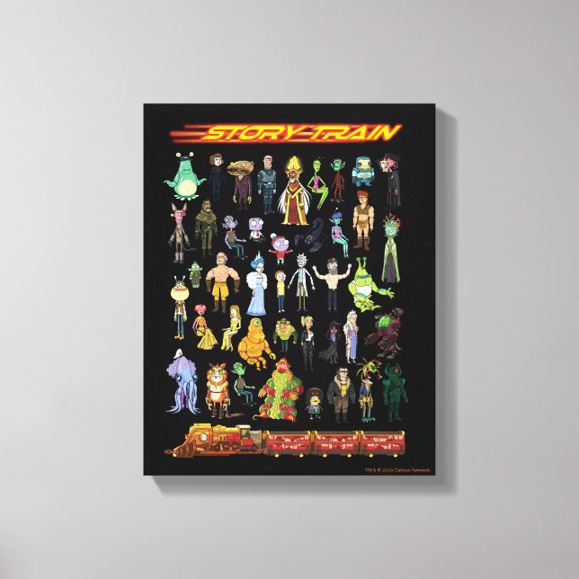 Impressão Em Tela RICK E MORTY™ | Comboio (Frente)