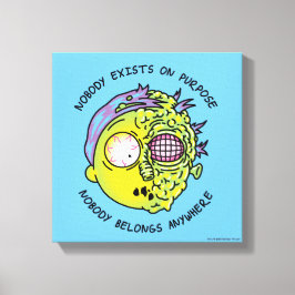 Impressão Em Tela RICK E MORTY™ | Cota Morty Fly Estilizada