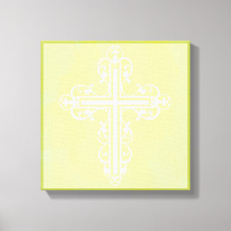 Impressão Em Tela Rico Cross Design n.o 9 Creme