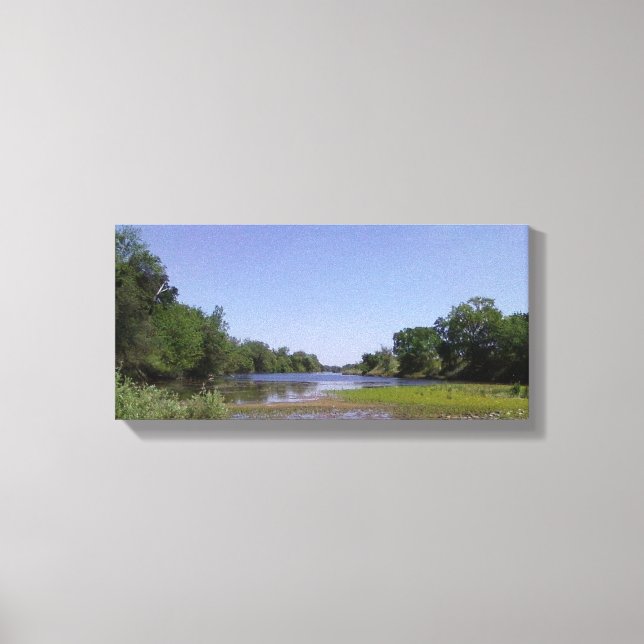 Impressão Em Tela Rio americano em Sacramento, CA (Frente)