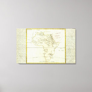 Impressão Em Tela Rio e montanhas de África