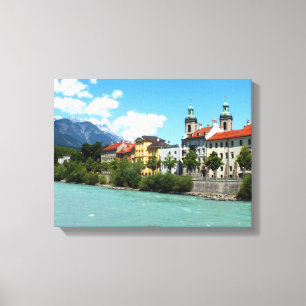Impressão Em Tela Rio Inn em Innsbruck