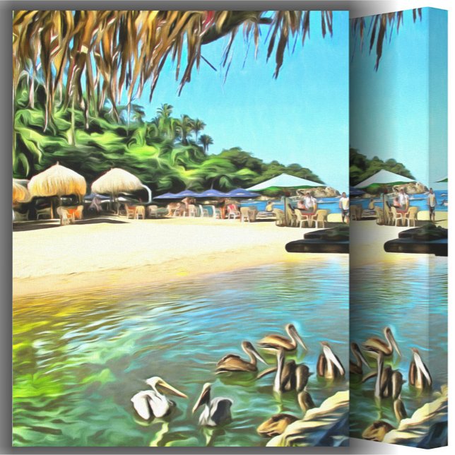 Impressão Em Tela Rio Meets Ocean 0330 Art (Criador carregado)