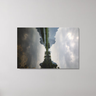 Impressão Em Tela Rio que atravessa a aldeia de Ming Shi 1