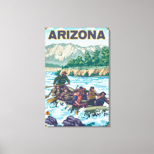 Impressão Em Tela Rio RaftingArizona