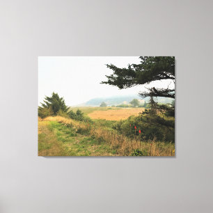 Impressão Em Tela Rio Trail em Cape Blanco, Oregon Costa