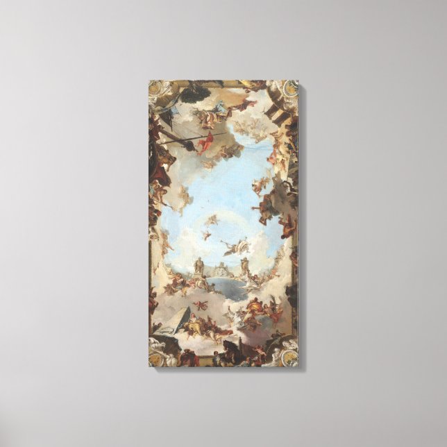 Impressão Em Tela Riqueza e Benefícios da Monarquia Espanhola (Frente)