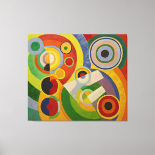 Impressão Em Tela Ritmo Joie de vivre por Robert Delaunay 1930