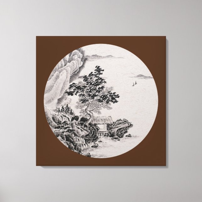 Impressão Em Tela River View - Vintage (Frente)