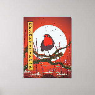 Impressão Em Tela Robin's Twilight Perch