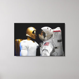 Impressão Em Tela Robonaut 2, uns dexterous, hel 3 do astronauta do