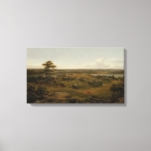 Impressão Em Tela Rochas na Nova Inglaterra por Martin Johnson Heade