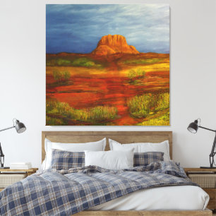 Impressão Em Tela Rochosa Bell Sedona