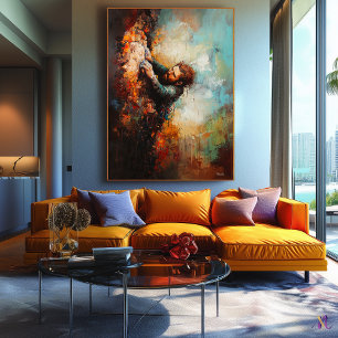 Impressão Em Tela Rock ClimArt - Esporte de Abstrato