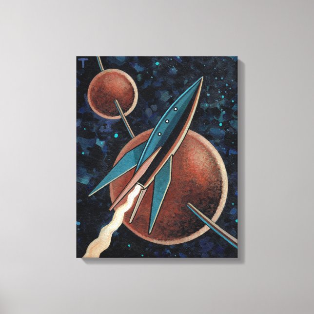 Impressão Em Tela Rocket nº 123 (Frente)