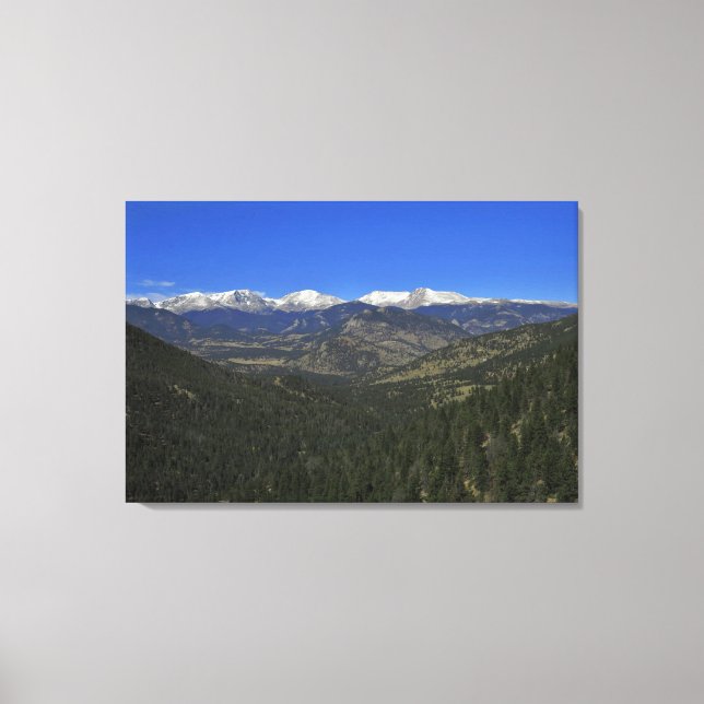 Impressão Em Tela Rocky Mountain Backcountry (Frente)