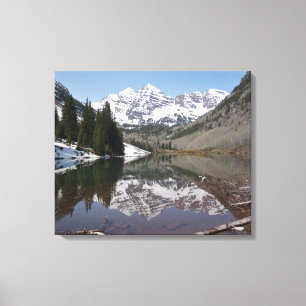 Impressão Em Tela Rocky Mountain High Colorado Maroon Bells Tela