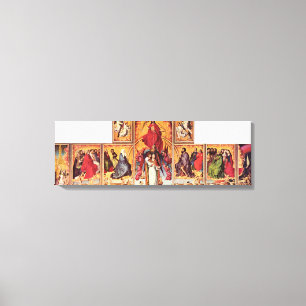 Impressão Em Tela Rogier van der Weyden - altar do último julgament