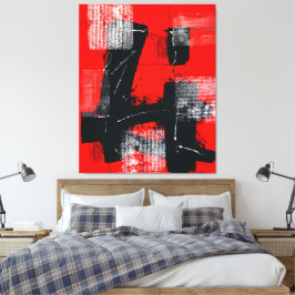 Impressão Em Tela Rojo #101