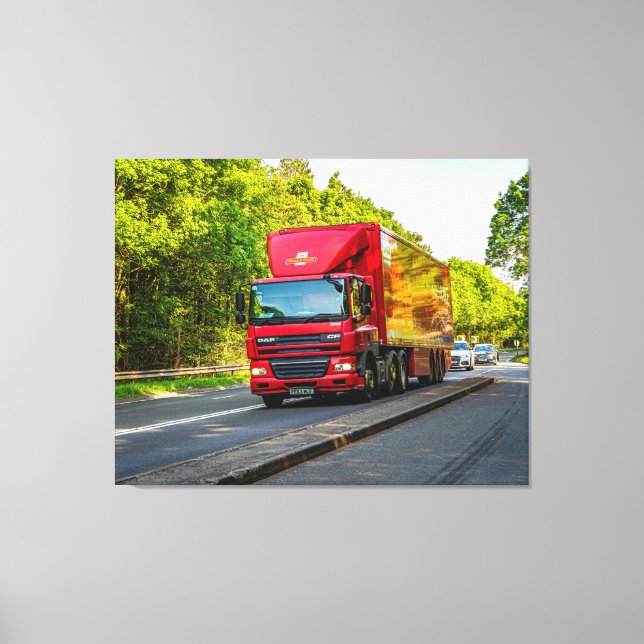 Impressão Em Tela Rolling Red Through Hereford (Frente)