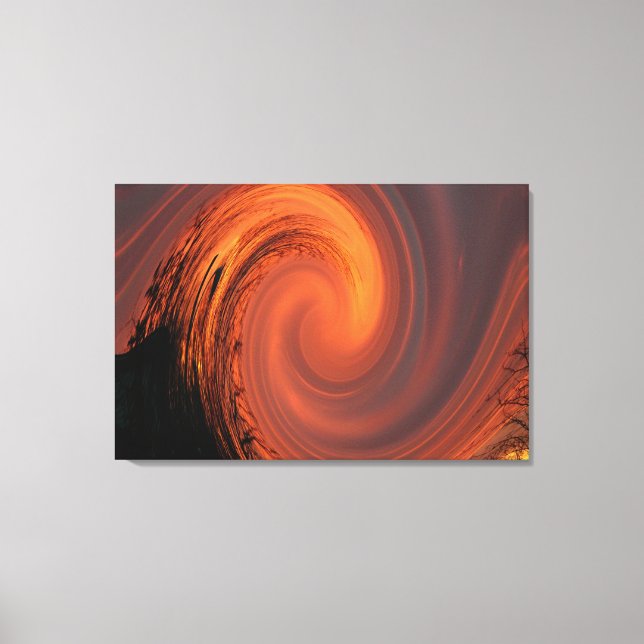 Impressão Em Tela Rolling Sunset (Frente)
