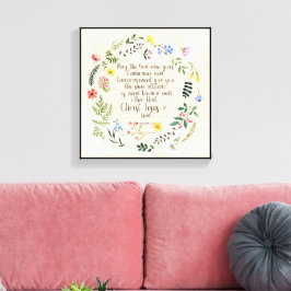 Impressão Em Tela Romanos Imagem Versa de Bíblia 15:5