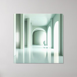 Impressão Em Tela Room with Vertical Structure Wall