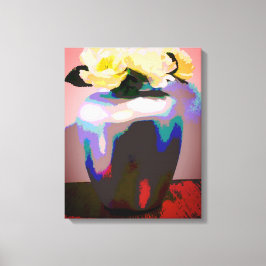 Impressão Em Tela Rosa amarela do Texas