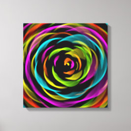 Impressão Em Tela Rosa de amor