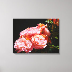 Impressão Em Tela Rosa Flores Telas de desenho imprime Rosas Rosa