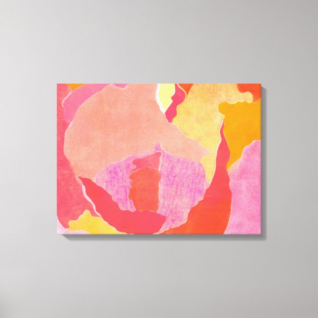 IMPRESSÃO EM TELA ROSA IV (Frente)