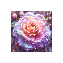 Rosa lindamente detalhada