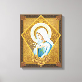 Impressão Em Tela Rosa místico