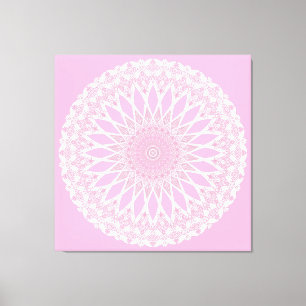 Impressão Em Tela Rosa Rosa Rosa Rosa Rosa Tristyns Mandala