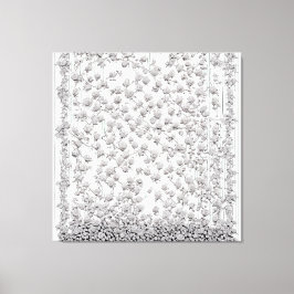 Impressão Em Tela Rosas brancas A